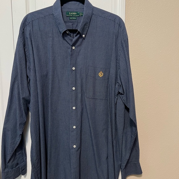 Ralph Lauren Other - Ralph Lauren Dark Blue Checkered Men's Shirt